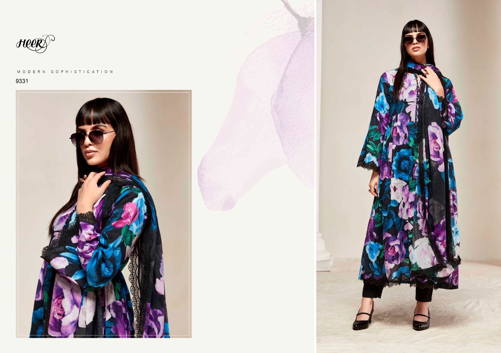 Kashmiri Garden By Kimora Linen Embroidery Printed Dress Material Wholesale Shop In Surat